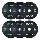 CAP 100lb Economy Olympic Bumper Plate Weight Set