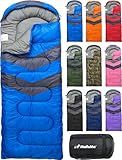 MalloMe Sleeping Bags for Adults Cold Weather & Warm - Backpacking Camping Sleeping Bag for Kids 10-12, Girls, Boys - Lightweight Compact Camping Essentials Gear Accessories Hiking Sleep Must Haves