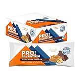 PROBAR - PROTEIN Bar, Peanut Butter Chocolate, Non-GMO, Gluten-Free, Healthy, Plant-Based, Whole-Food Ingredients, Natural Energy (12 Count)
