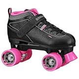 Roller Derby Str Seven Women's Roller Skate, Black/Pink, 8