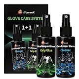 RyranX Goalkeeper Goalie Glove Care Kit, 50ml Grip Spray & 50ml Glove Wash