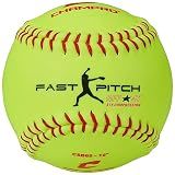 Champro 12" Recreational Fast Pitch Softballs, Durahide Cover, Pack of 12