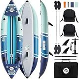 Niphean Inflatable Kayak 2 Person, 12'6" Tandem Kayak with 500lb Capacity