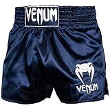 Venum Muay Thai Shorts Classic - Navy Blue/White - L