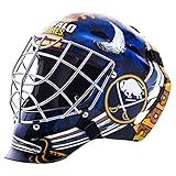 Franklin Sports Buffalo Sabres NHL Hockey Goalie Face Mask - Goalie Mask for Kids Street Hockey - Youth NHL Team Masks for Kids