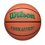 WILSON Evolution Indoor Game Basketball, Green, Size 7 - 29.5"