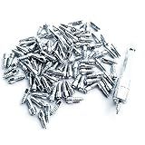 aupartuds 12mm Tire Studs for ATV, 200pcs Carbide Screw Anti-Slip Studs for SUV,Motorbike,Motorcycle,Dirt Bike,Tractor,Snowblower Reusable Anti-ice Snow Spikes with Installation Sleeve
