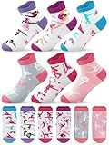 Zoooyawn 6 Pairs Gymnastics Socks for Women Girls Novelty Cotton Crew Sock Gymnast Sports Party Favors Gifts for Gymnastics Coach Gymnasts Yoga Lovers Accessories