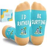 Zmart Surfing Gifts For Men Women - Cool Gifts For Surfers, Surfing Accessories, Surf Socks For Him Her