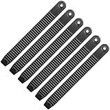 Shupakul 6 Pcs Snowboard Ankle Bindings Straps- 7.9 x 0.8 Inch Snowboard Ladder Straps Binding Replacement with Screws for Snowboard Ski Strap-in Binding System