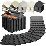 SUPERJARE Gym Floor Mats, EVA Foam Puzzle Exercise Mats, Foam Floor Tiles