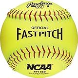 Rawlings | NCAA Recreational Fastpitch Softballs | 11" | (Pack of 12) , MULTI