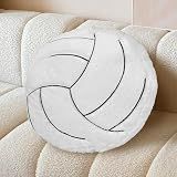 KUCCO Volleyball Pillow Plush, Soft Fluffy Sports Throw Pillow, 15.7 Inch