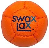 SWAX LAX Lacrosse Training Ball - Indoor Outdoor Practice Less Bounce & Rebounds (1 Orange)