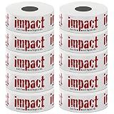Impact Athletic Tape, 1" Boxing Tape, Easy Tear Sports Tape for MMA, Jiu Jitsu, Martial Arts, Wrestling, Hockey, Rugby, Stay Stuck Strong Adhesive Athletic Wrist Tape Mouth Tape Impact Tape 10PK