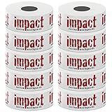 Impact Athletic Tape, 1" Boxing Tape, Easy Tear Sports Tape for MMA, Jiu Jitsu, Martial Arts, Wrestling, Hockey, Rugby, Stay Stuck Strong Adhesive Athletic Wrist Tape Mouth Tape Impact Tape 10PK