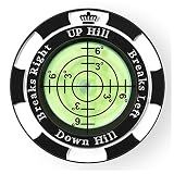 SlopeMaster ProGreen Reader - Golf Ball Marker with High Precision Green Reading Aid Golf Accessories for Men Women(Black)