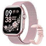 Smart Watches for Women (Android/iPhone), 1.83" HD Smart Watch with Calls/Messages/Notifications, Sleep/Heart Rate/SpO2/Blood Pressure Monitor, 110+ Sports Modes Fitness Tracker Watch, 1000mAh Battery