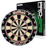 Winmau Pro SFB Bristle Dart Board - Professional Staple Free Bullseye Dartboard | Pro Winmau Dart Board for Home, Tournament or Club | Durable Bristle Dartboards for Darts Enthusiasts