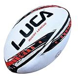 LUCA Rugby Ball Size 4 for Youth – Hand Stitched Super Grip Training Ball – Durable 2-Ply Waterproof Surface for College & Club Practice