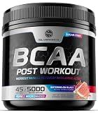 Post Workout Recovery Powder with BCAA - Extra Strength Muscle Recovery Drink Mix with L-Glutamine & Amino Acids - Sugar Free After Workout Hydration Powder Supplement - Watermelon Blast - 45 Servings