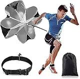 BULLETSHAKER Running Speed Training Football Parachute - 48" Inch for Kids Resistance Sprint Trainer - Chute Soccer Training