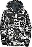 Arctix Kids Tundra Jr. Insulated Jacket, A6 Camo Black, Large