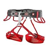 Ocun Women's Webee Lady Rock Climbing Harness for Indoor & Alpine Climbs, Black/Red, Medium