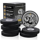 Bighorn Athletics Finger Tape 0.5" × 45ft, 8 Rolls, Black