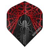 Winmau Black Widow Spider Web Strong Dart Flights (3 Sets - 9 Flights)