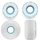 Ricta Wheels Clouds White / Blue Skateboard Wheels - 56mm 78a (Set of 4)
