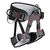 HandAcc Climbing belts, Thicken Professional Half Body Safety Belt Climbing Gear for Tree Climbing, Fire Rescue, Rappelling and Other Outdoor Adventure Activities
