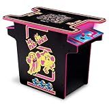 Arcade1Up Ms. PAC-MAN Head-to-Head Arcade Table, 12 Classic Games