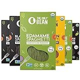 The Only Bean - Soy, Black Bean, and Edamame Spaghetti & Fettuccine - Gluten Free Pasta, Keto Low Carb Pasta Noodles, Protein Pasta, Organic Healthy Noodles, Vegan Pasta - 8 oz (6 Pack) (Variety Pack)