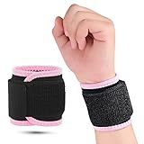 Wrist Brace, Compression Wrist Strap Support Wrist for Men & Women, Youth & Elderly, Boys& Girls, One Size Adjustable, Sports Wristband 1 PCS (Pink)