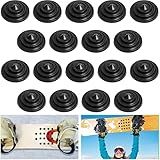 Shupakul 18 Pcs Snowboard Stomp Pad,4 Layers Cone Studs Snowboard Grip Stomp Pads,Anti-Slip Stomp Pad Studs to Provide Extra Grip for Winter Ski Snowboard