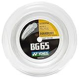 Yonex BG-65 White Badminton String in Reel