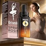 EROSMILE Rosin Spray for Dancers, Non-Slip Grip Spray for Ballet Pointe Shoes & Pole Dancing, Enhanced Grip & Long-Lasting, Ideal for Aerial Dancing & Ballet Dancer -3.72 OZ