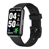 USMECBL Fitness Trackers,Heart Rate Blood Oxygen Sleep Monitor,1.47‘’ OLED Display,Calorie Pedometer Steps Counter Activity watchs,Smart Band 24/7 Health Monitoring(Black)