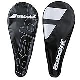 BABOLAT Tennis Racquet Cover with Shoulder Strap - Nylon (Black/White)