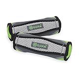 Gaiam Hand Weights for Women & Men Soft Dumbbell Walking Hand Weight Sets with Hand Strap - Walking, Running, Physical Therapy, Aerobics - 4lb Set (2 x 2lb Weights)