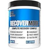 Evlution Nutrition Recover Mode- Complete Post Workout with BCAAs, Immunity Support, Vitamin C, D & E, Electrolytes, Hydration, Creatine, Glutamine, Beta-Alanine, L-Carnitine, 30 Serve, Blue Raz