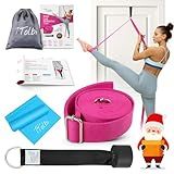 Stretching Strap with Door Anchor & Resistance Band – Leg Stretcher for Improving Flexibility & Splits – Ideal for Ballet, Dance, Cheer, Yoga & Gymnastics – Home Training Equipment for All Levels