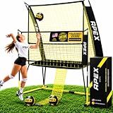Apex Sports Adjustable Volleyball Training Net, Portable Practice System | Sturdy & Portable | Improve Accuracy, Technique, and Skills | Ideal for Indoor/Outdoor Use | Easy Assembly & Storage