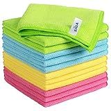 MR.SIGA Microfiber Cleaning Cloth,Pack of 12,Size:12.6" x 12.6"