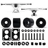 VJ Longboard Truck & Wheel Kit, 7” Trucks, 70mm Wheels, Bearings