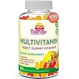 Flamingo Supplements Multivitamin Gummies | Vegan Friendly, Kosher Halal NO Gluten or Gelatin, no GMO| for Men, Women & Kids| 3 Natural Flavors | Vitamins C, B3, B12, Biotin, Zinc & More| 100 Gummies