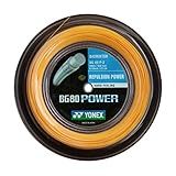 YONEX BG80 Power Badminton String - 200m Reel, Color- Orange