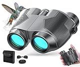 Binoculars 12x25 for Adults Night Vision Binoculars Compact Binoculars for Soccer Games Waterproof Binocular Wide Field of View for Sporting Events,Bird Watching,Hiking,Hunting,Concert