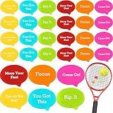 Sosation 24 Pcs Tennis Dampener for Racket, Colorful, 6 Styles